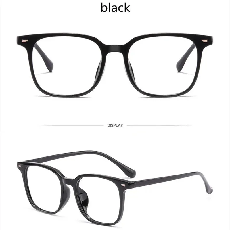 Kocolior Unisex Full Rim Square Acetate Alloy Hyperopic Reading Glasses 6005