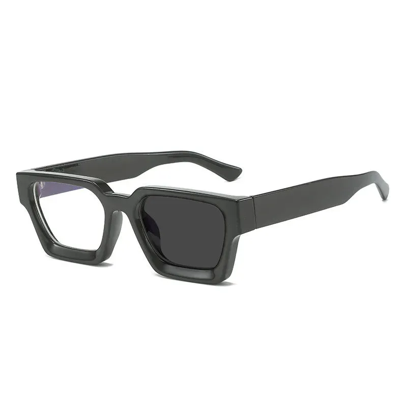 Kocolior Unisex Full Rim Square Acetate Hyperopic Reading Glasses 229402
