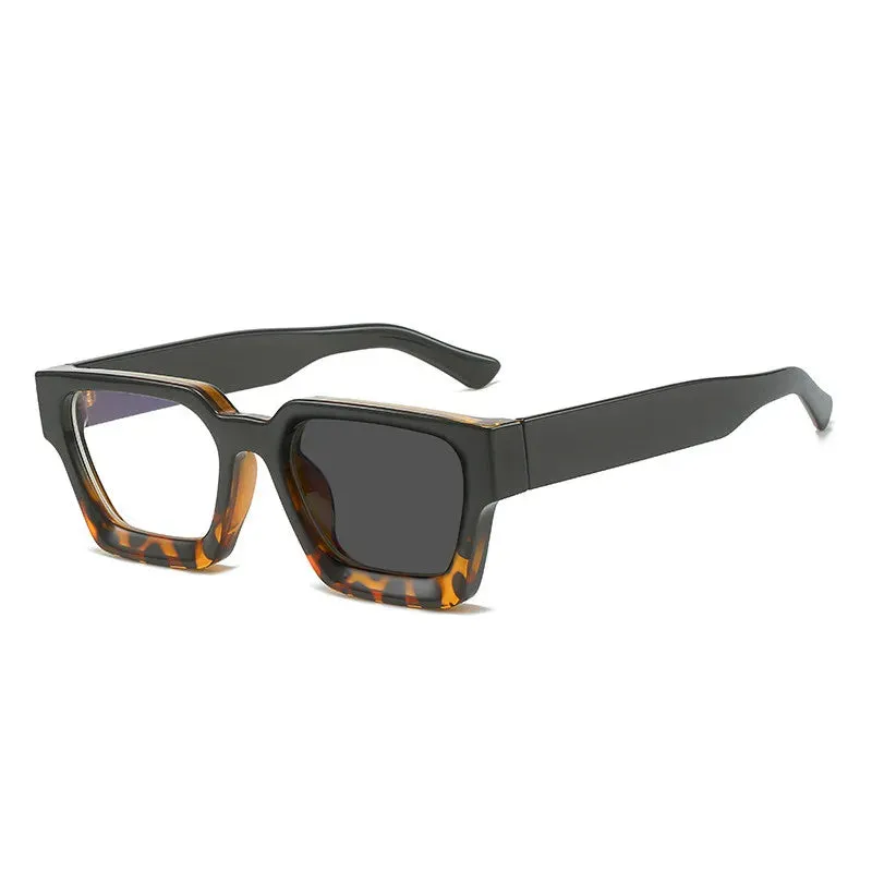 Kocolior Unisex Full Rim Square Acetate Hyperopic Reading Glasses 229402