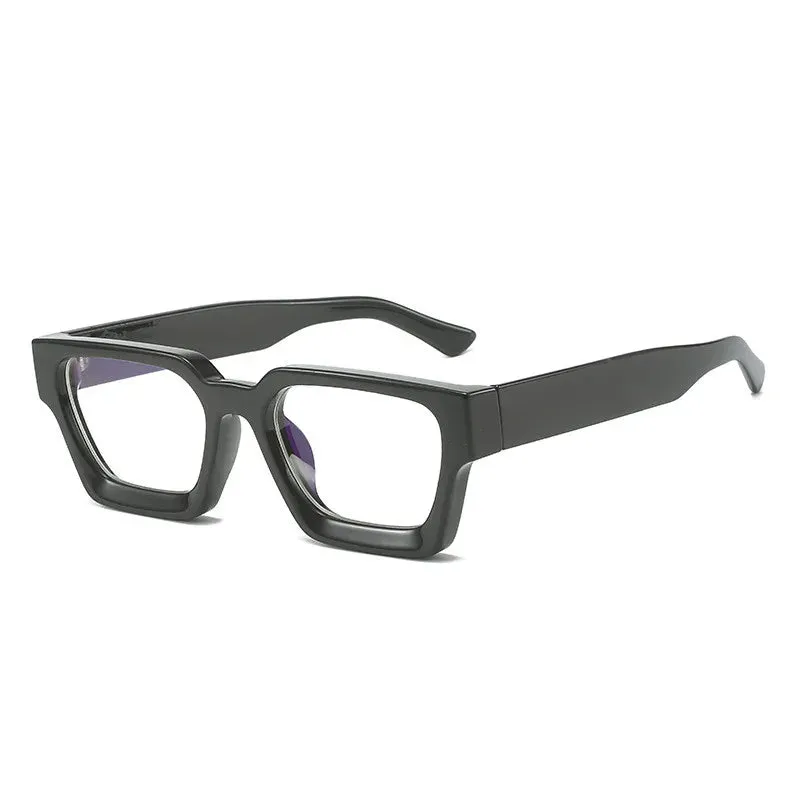 Kocolior Unisex Full Rim Square Acetate Hyperopic Reading Glasses 229402