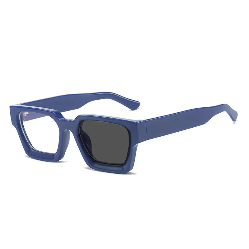 Kocolior Unisex Full Rim Square Acetate Hyperopic Reading Glasses 229402