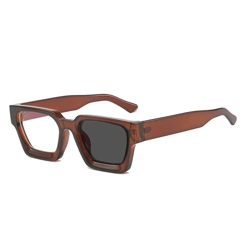 Kocolior Unisex Full Rim Square Acetate Hyperopic Reading Glasses 229402