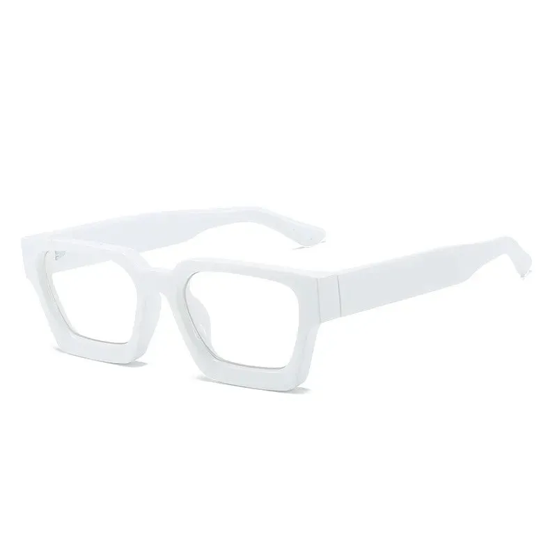 Kocolior Unisex Full Rim Square Acetate Hyperopic Reading Glasses 229402