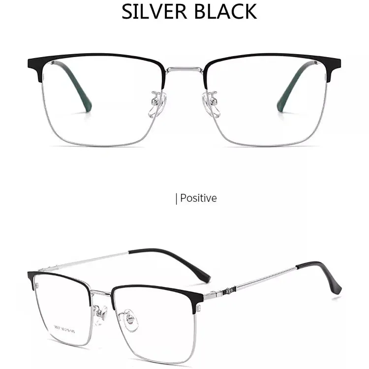 Kocolior Unisex Full Rim Square Alloy Eyeglasses 38007