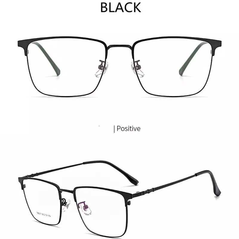 Kocolior Unisex Full Rim Square Alloy Eyeglasses 38007