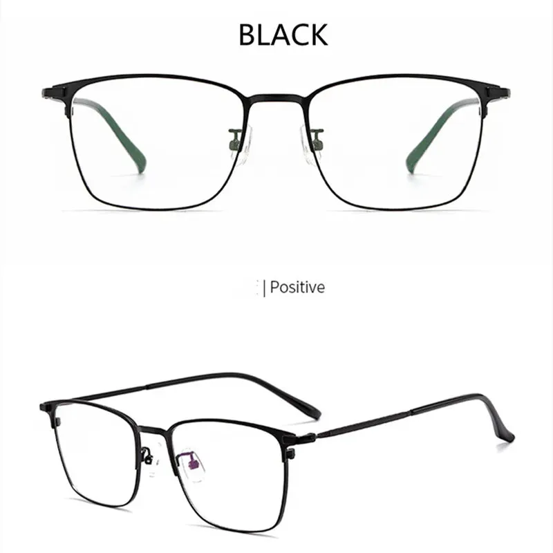 Kocolior Unisex Full Rim Square Alloy Eyeglasses 39147