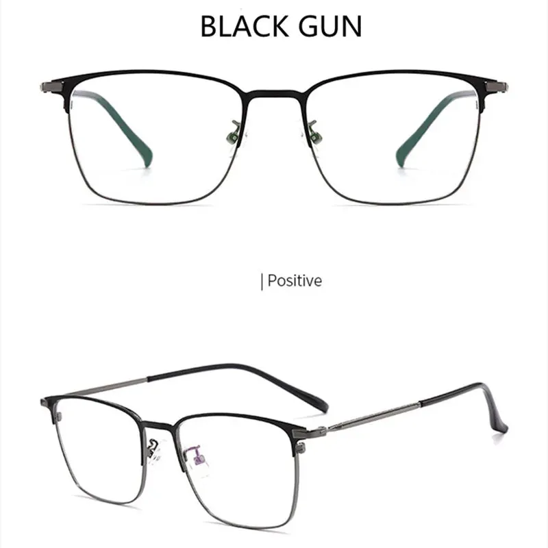 Kocolior Unisex Full Rim Square Alloy Eyeglasses 39147
