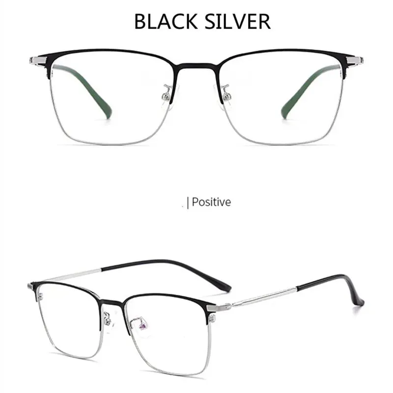Kocolior Unisex Full Rim Square Alloy Eyeglasses 39147