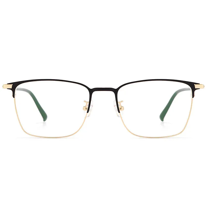 Kocolior Unisex Full Rim Square Alloy Eyeglasses 39147