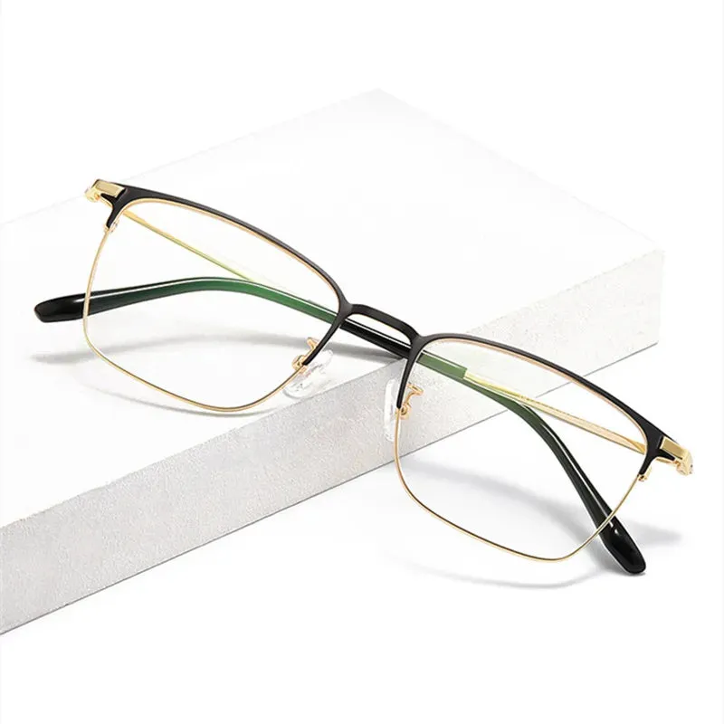 Kocolior Unisex Full Rim Square Alloy Eyeglasses 39147