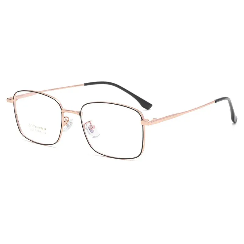 Kocolior Unisex Full Rim Square Titanium Eyeglasses 2320
