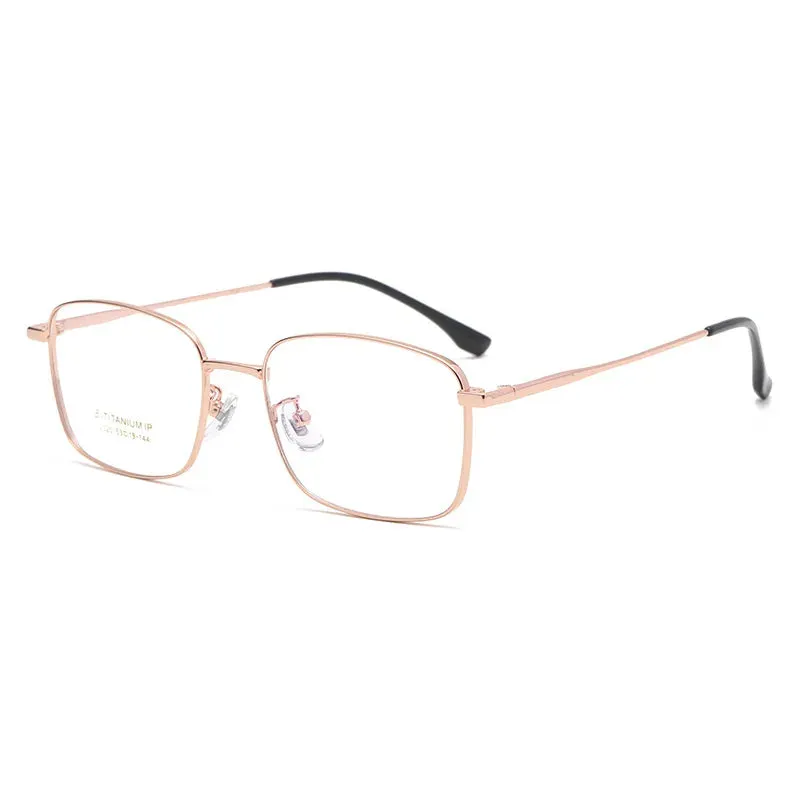 Kocolior Unisex Full Rim Square Titanium Eyeglasses 2320