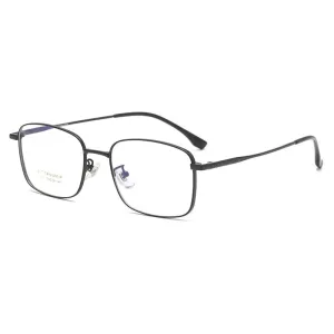 Kocolior Unisex Full Rim Square Titanium Eyeglasses 2320