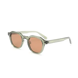 Korean Style Retro Polygon Polarized Lens Sunglasses