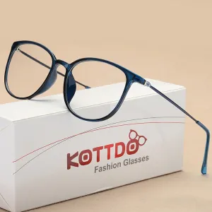 Kottdo Unissex Full Rim Square Polycarbonate Eyeglasses K872