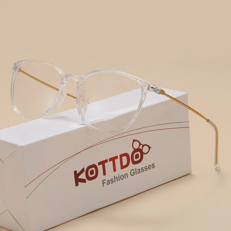 Kottdo Unissex Full Rim Square Polycarbonate Eyeglasses K872