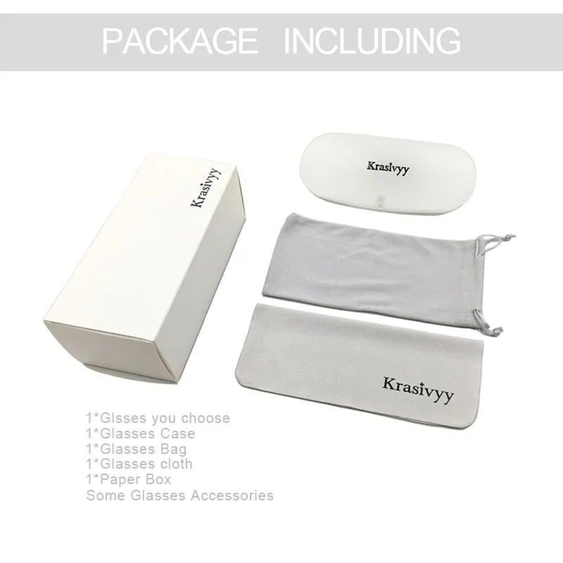 Krasivyy Men's Rimless Square Screwless Titanium Eyeglasses Kr16008