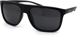 Kush Flat Top Horn Rim Thin Plastic Gangster Sunglasses