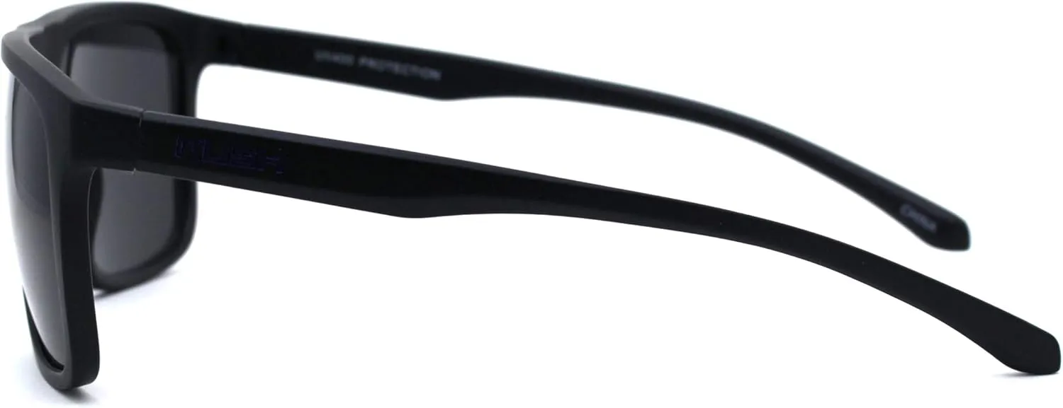 Kush Flat Top Horn Rim Thin Plastic Gangster Sunglasses