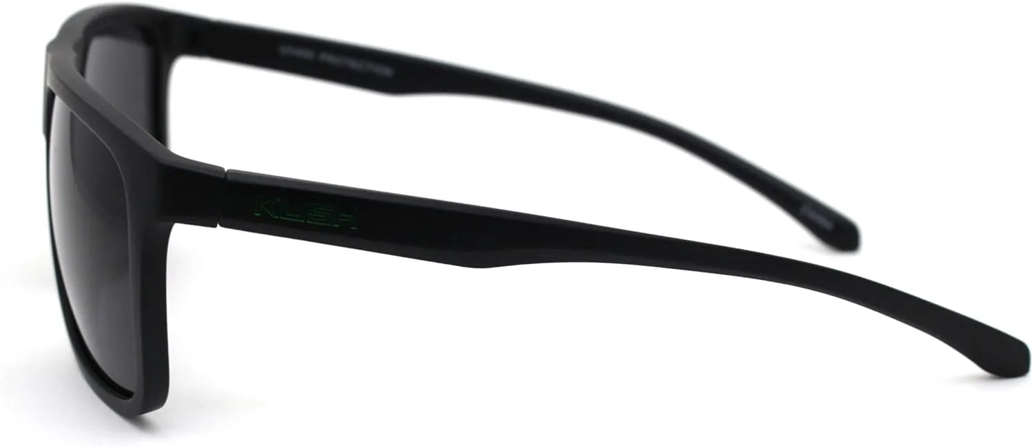 Kush Flat Top Horn Rim Thin Plastic Gangster Sunglasses
