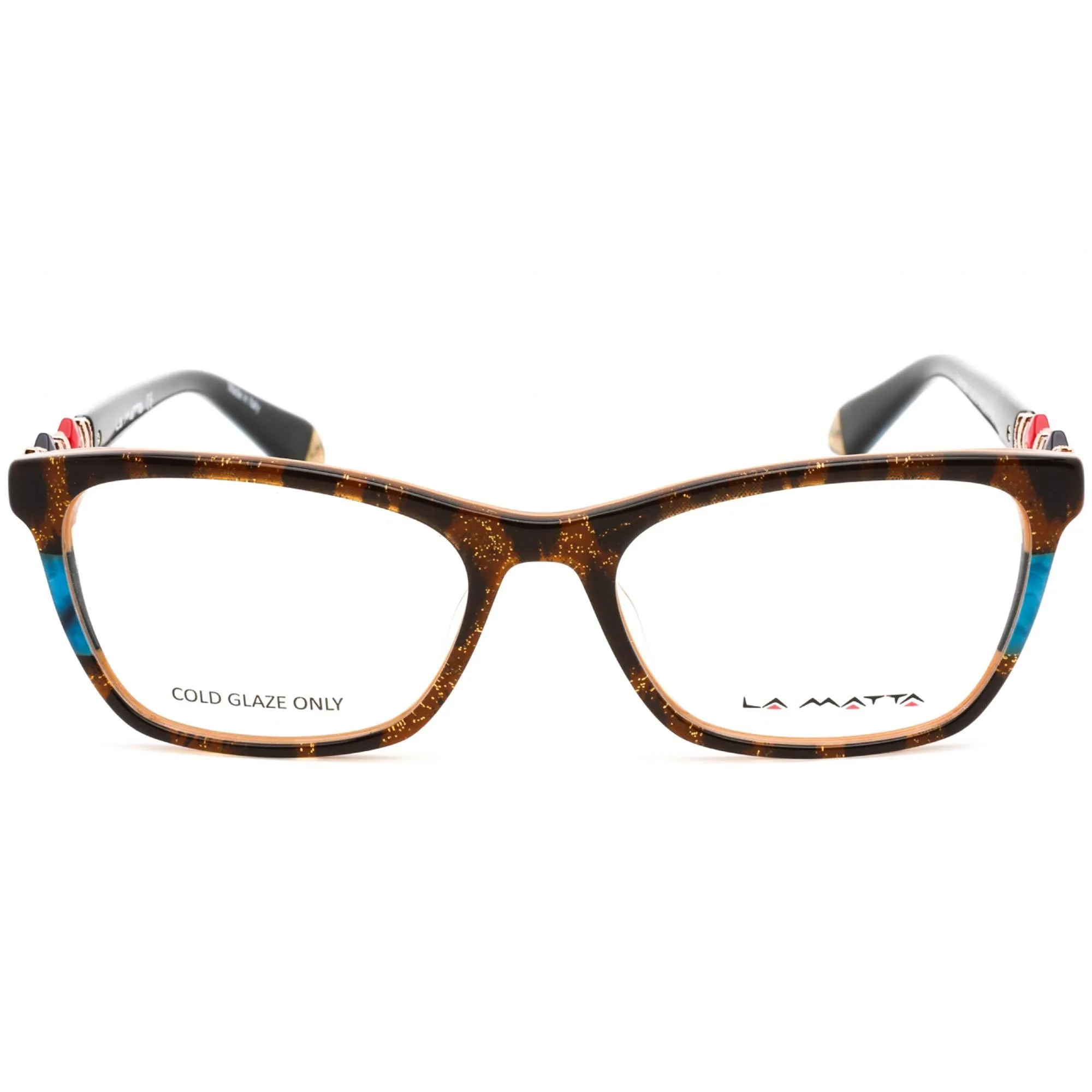 La Matta Women's Eyeglasses - Multicolor Rectangular Plastic Frame | LMV3269 02-09