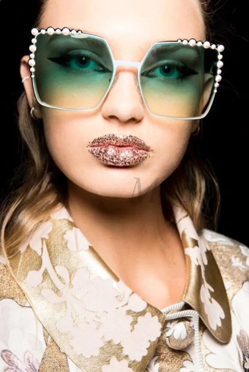 Lady Flat Square Fashion Sunglasses