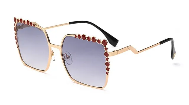 Lady Flat Square Fashion Sunglasses