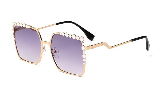 Lady Flat Square Fashion Sunglasses