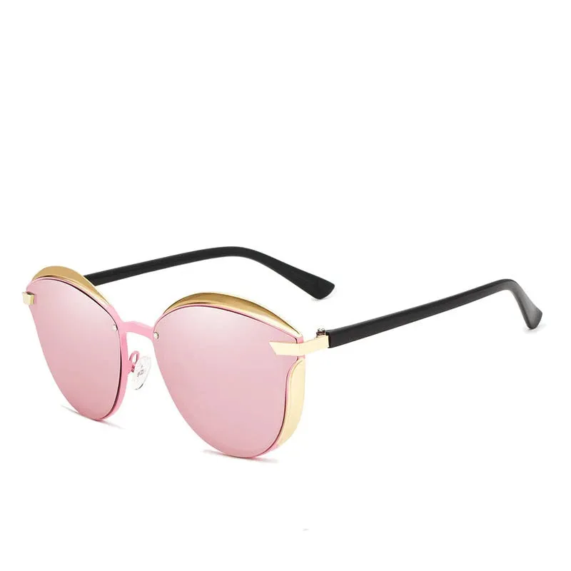 Large Cat Eye Sunglasses Hollywood Vintage Women's Stylish Modern Design