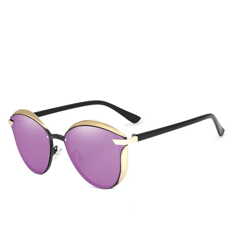 Large Cat Eye Sunglasses Hollywood Vintage Women's Stylish Modern Design