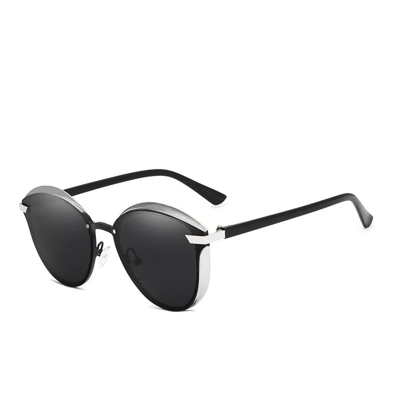 Large Cat Eye Sunglasses Hollywood Vintage Women's Stylish Modern Design