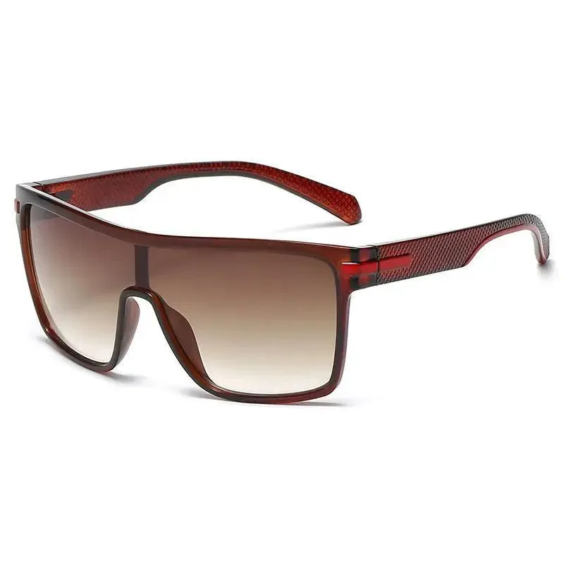 Large Frame One Piece Sunglasses