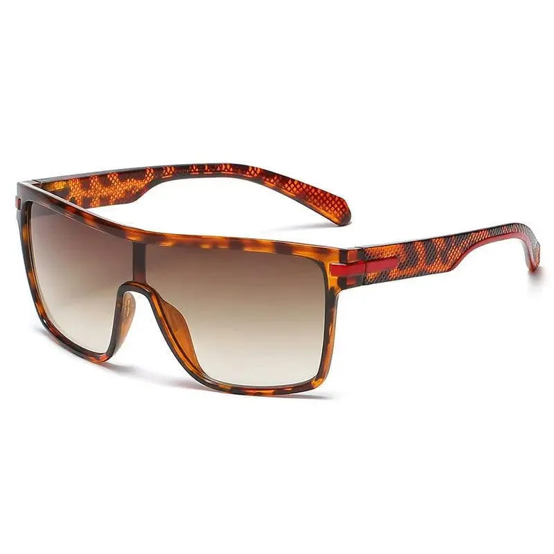 Large Frame One Piece Sunglasses