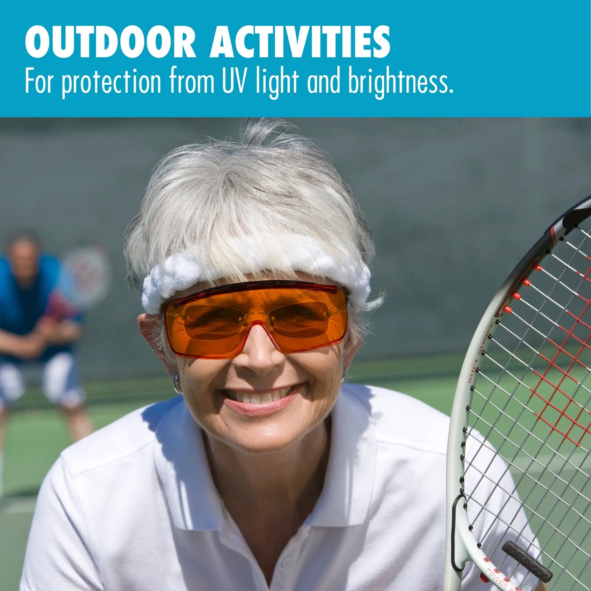 Large UV Light Safety Glasses – Yellow UVC Protective Goggles - EN166 ANSI Z87.1, CE – UV 400