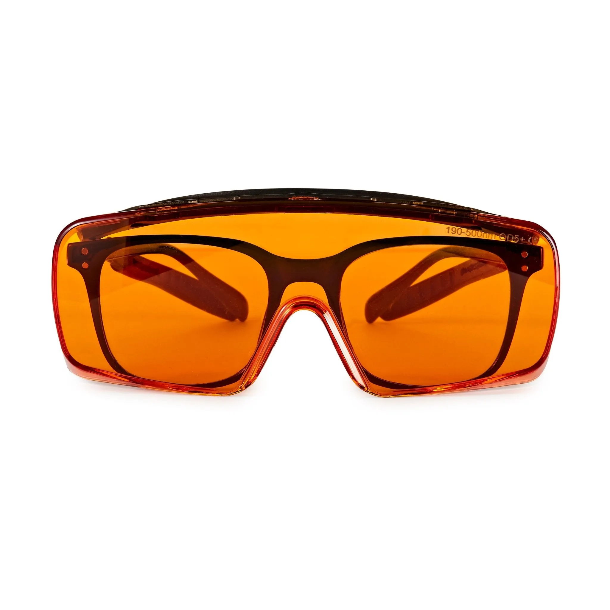 Large UV Light Safety Glasses – Yellow UVC Protective Goggles - EN166 ANSI Z87.1, CE – UV 400