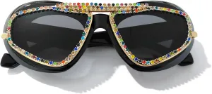 laureles Colorful Rhinestones Cat Eye Sunglasses Women Vintage Leopard Brown Men Y2K Sun Glasses Shades UV400 L15