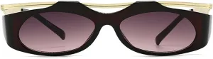 laureles Vintage Cat Eye Y2K Sunglasses Women Fashion Oval Black Grey Sun Glasses Men Punk Travel Shades L17