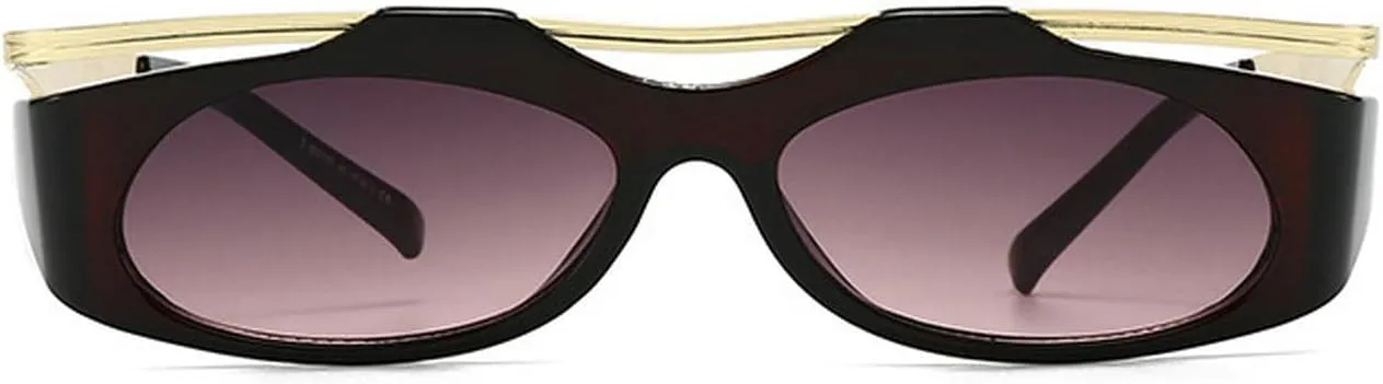 laureles Vintage Cat Eye Y2K Sunglasses Women Fashion Oval Black Grey Sun Glasses Men Punk Travel Shades L17