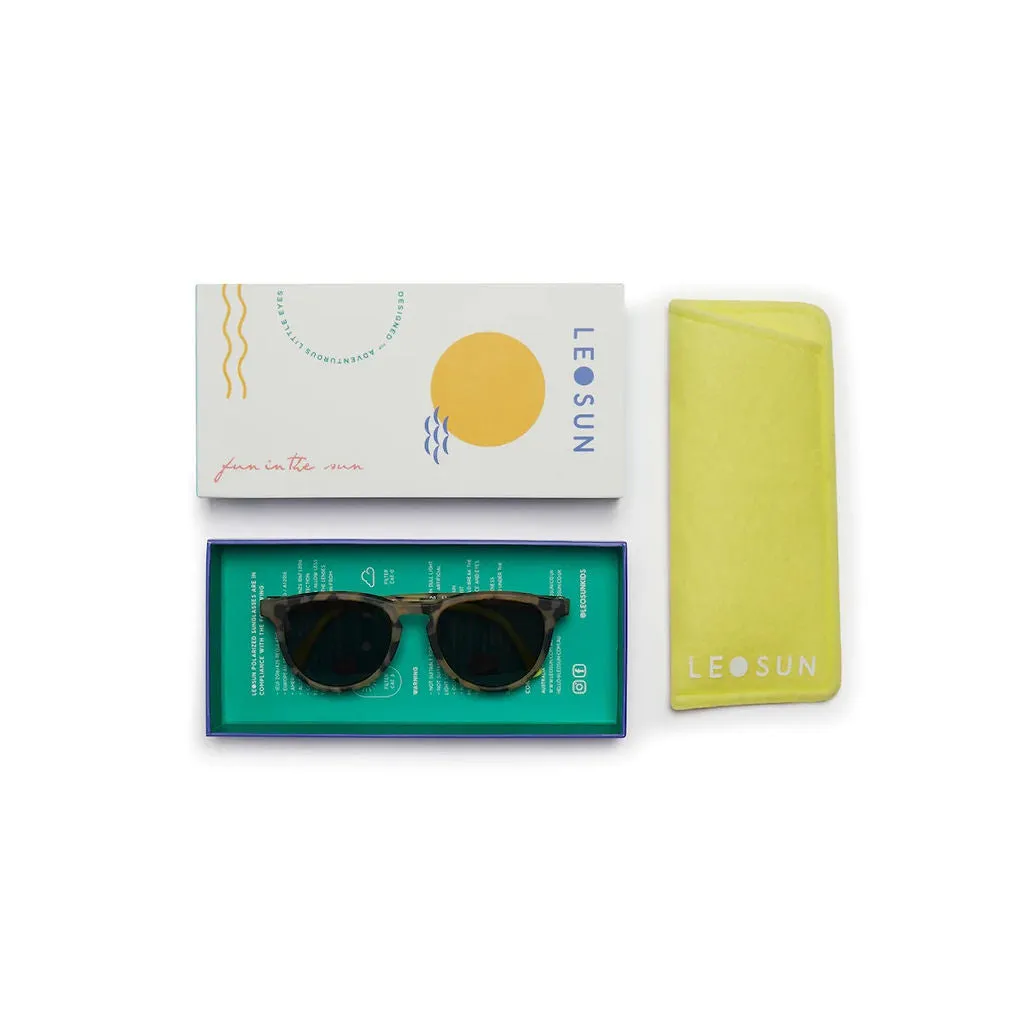 Leosun Kids Sunglasses | Oli | Tortoise & Neon