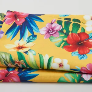 Let's Get Tropical - Aloha Yellow 2 Yard Cut