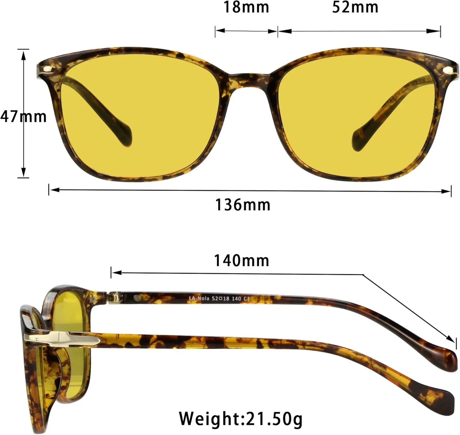 LifeArt Night Vision Driving Glasses,UV400/Anti-glare,Sports Polarized Sunglasses For Men & Women