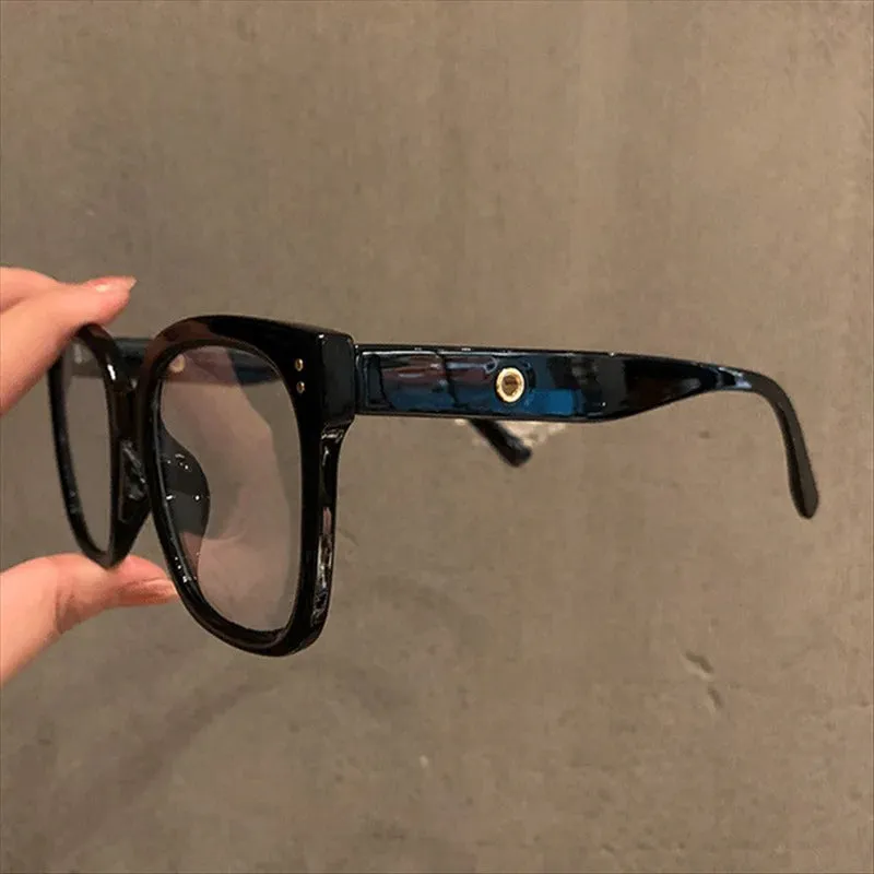 Lightweight and Versatile Oversized Square-Frame Eyeglasses