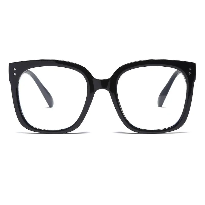 Lightweight and Versatile Oversized Square-Frame Eyeglasses