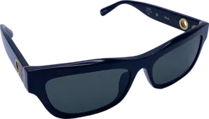 Linda Farrow Black Moe Sunglasses