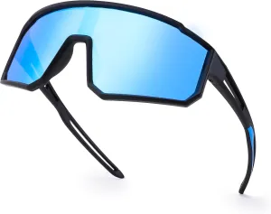 LIU·WEN Kids Sunglasses Polarized Baseball Sunglasses - Flexible Sports Cycling Glasses for Youth Boys Girls Age 6-14