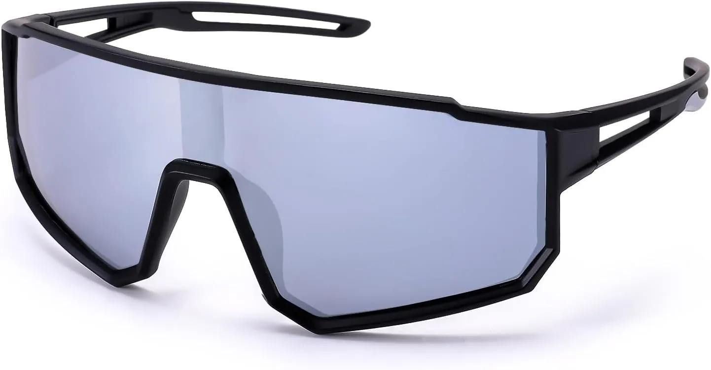 LIU·WEN Kids Sunglasses Polarized Baseball Sunglasses - Flexible Sports Cycling Glasses for Youth Boys Girls Age 6-14