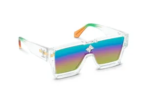 Louis Vuitton Cyclone Sunglasses Clear Multicolor Gradient