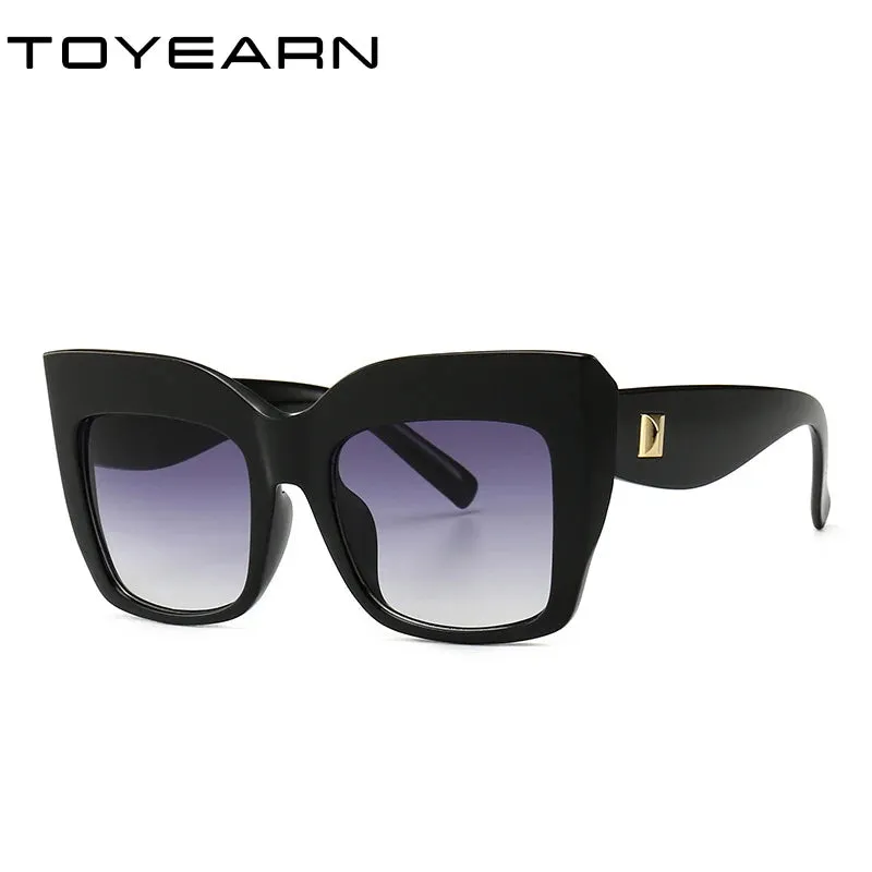 Luxury Design Oversized Cat Eye Sunglasses - Vintage Sun Glasses