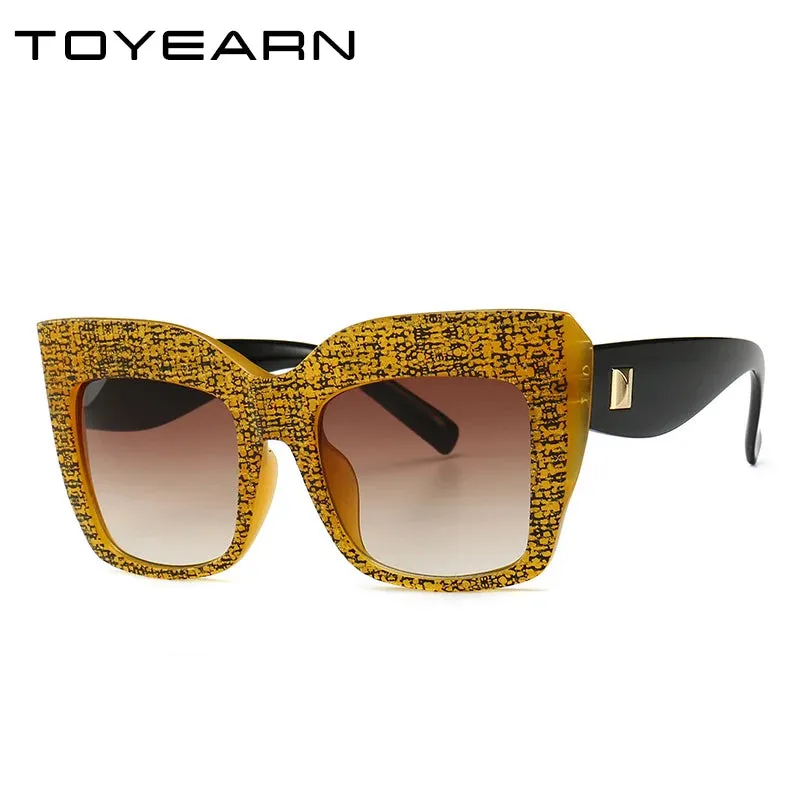 Luxury Design Oversized Cat Eye Sunglasses - Vintage Sun Glasses