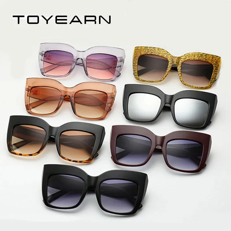 Luxury Design Oversized Cat Eye Sunglasses - Vintage Sun Glasses